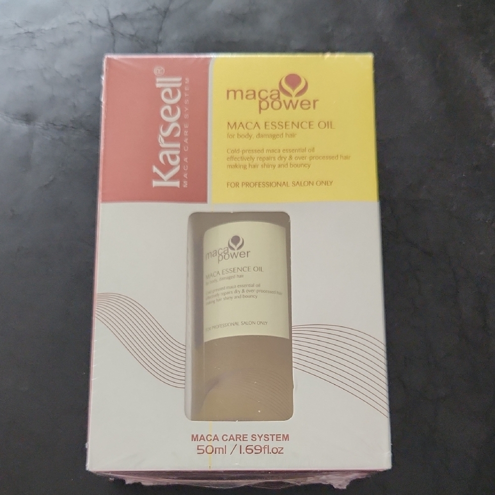 Karseel - Maca Care System - Maca Essence Oil for Damaged Hair & Body